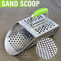 Shaledig Sand Scoop for Metal Detecting 304 Stainless Steel Shovel Scoop for Metal Detector Treasure Hunting Tool Rust-Proof