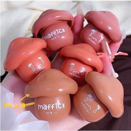 maffick-ลิปสติก-ลิป-เนื้อแมตต์กํามะหยี่-เนื้อกํามะหยี่-เห็ด-กันน้ํา-ติดทนนาน