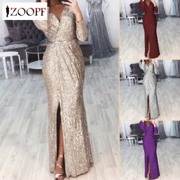 Sequin store evening gown