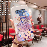 สำหรับ Samsung Galaxy Note8 / Note9 / Note10 / Note10 Plus / Note10 + / Note20 / Note20 Ultra โทรศัพท์กรณีสวยสาว Glitter เพชรน่ารักการ์ตูนโทรศัพท์คุณภาพสูงกรณี