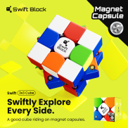 Hàng mới về GAN x Swift Block 355S Khối từ tính tốc độ 3x3 Đồ chơi xếp