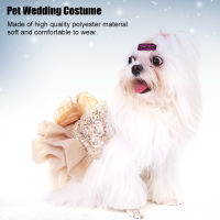 Pet Dress Princess Pet Wedding Costume Dog Party for Wedding for Puppy