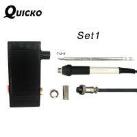 QUICKO MINI T12-941 LED soldering station electronic welding iron New DC Version Portable T12 Digital Iron no power adpater