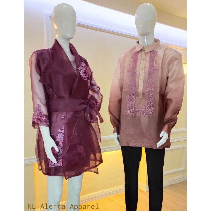【SALE】BARONG FOR MEN AND WOMEN PURE EMBROIDERED BARONG Lazada PH