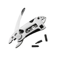 Multi-Tool Solid Stainless Steel Construction 6-In-1 Tool With Screwdrivers Knife Saw Wrench Pliers And More