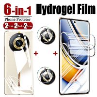 6in1 Hydrogel Soft Film for Realme 11 Pro Plus Glass 3D Curved Screen Protectors on For OPPO Real Me 10 9 8 Pro 9i 5g Lens Glass