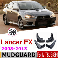 Mudguards For Mitsubishi Lancer EX 2013 2012 2010 2009 2008 2007 4Pcs Car Front Fender Flares Rear Splash Guards Mud Flaps