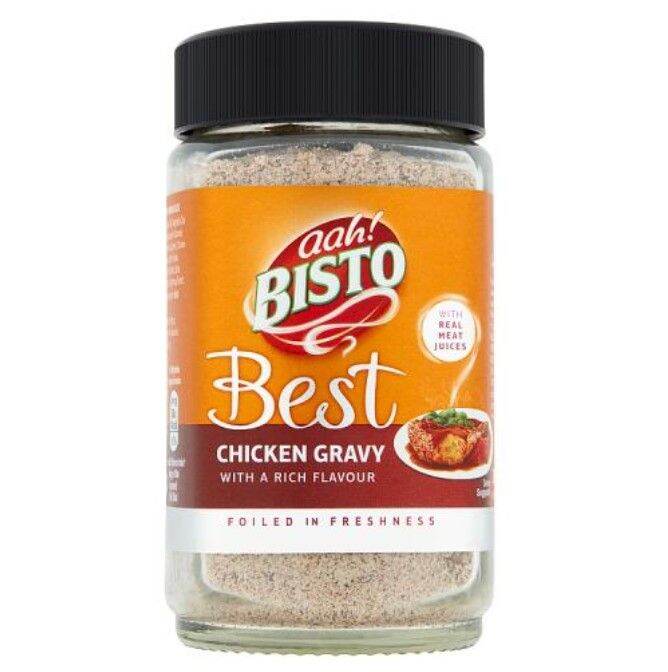 aah! Bisto Best Roast Chicken Gravy Granules Real Meat Juice with Rich
