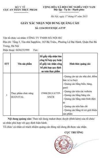 Duo vital, hỗ trợ tăng tính vận động linh hoạt của khớp, thoái hóa khớp - ảnh sản phẩm 4