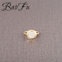 BaoFu 925 Sterling Silver Ring Classic Signature Crown Elegant Geometric Ring Suitable for Original Ladies High-end Jewelry