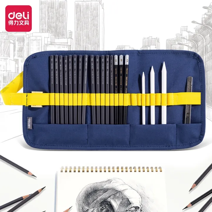 Deli 58210 Sketching Pencil Art Set Lazada PH