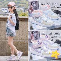 CODadoqkxDGE 【Ready Stock】♡ 2022 AJ nixxke kasut budak perempuan Year Womens Shoes 32-40 Code Air Force No. 1 casual air-breathable high-top AJ1 big child outdoor sports shoes