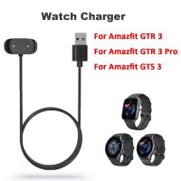 แท่นสมาร์ทวอท์ชสีดำ1ชิ้นสายชาร์จตัวแปลงที่ชาร์ต USB สำหรับ Amazfit GTS3 GTS 3 GTR 3 Pro GTR3สมาร์ทวอท์ชอุปกรณ์เสริม KirkCr