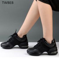 ETXWomen Jazz Shoes Salsa Modern Hip Hop Dance Sneakers Children Teacher Woman Girls Sports Dancing Shoes Ladies Sneakers