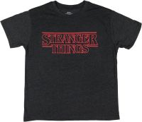 Stranger Things Boys TV Show Title Series Logo Shirt Tee T-Shirt Crewneck