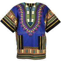 Dashiki African Shirt Cotton Hiphop เสื้อจังโก้ เสื้ออินเดีย เสื้อแอฟริกา เสื้อฮิปฮอป เสื้อโบฮีเมียน ad073s เสื้อสงกรานต์ สงกรานต์