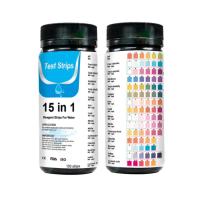 Pool Water Test Strip 15 in 1 Water Testing Kits for Drinking Water 100 Strips Aqua Checking Water Quality Test for Home Aquarium Swimming Pool handsome