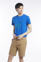 ESP เสื้อทีเชิ้ตลายเฟรนช์ชี่ ผู้ชาย สีน้ำเงิน | Frenchie Tee Shirt | 3859