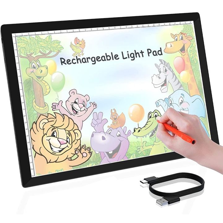 yf-new-style-support-charging-function-abs-frame-led-drawing-tablet-digital-graphics-pad-copy-board-electronic-art-graphi
