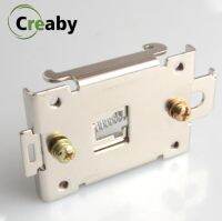 Single State Relay Clip Clamp 35mm Din Rail Mounting Rack R99-12 Fixed Buckle For SSR 25DA 40DA AA DD Free Screws Electrical Circuitry Parts