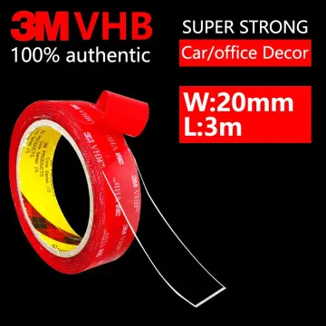 3 Meters/Roll Velcro Tape Self Adhesive Heavy Duty 3M 9448A Tape Adhesive  Hook and Loop Tape Fastener Home Decor/Car Decor/Party Decor Mounting Tape