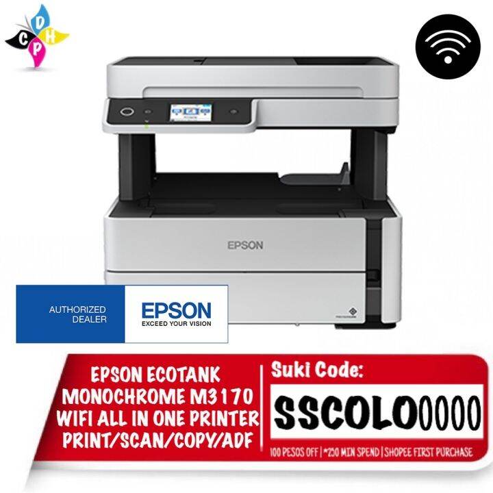 Epson M Ecotank Monochrome Wi Fi All In One Ink Tank Printer