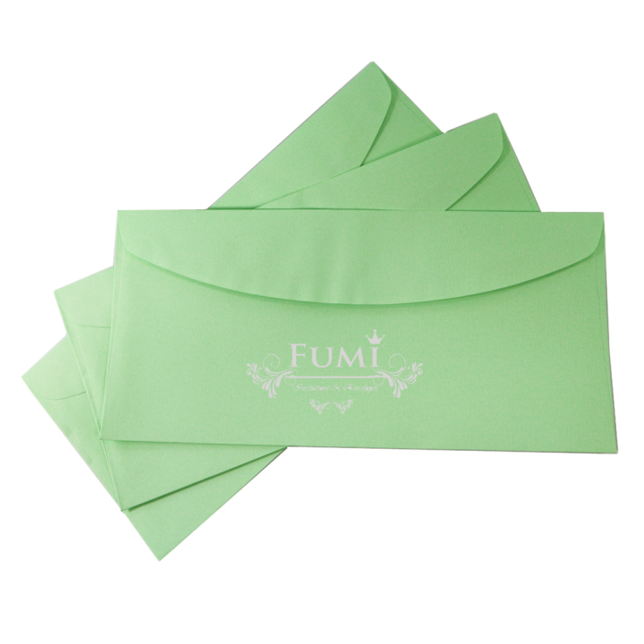 fumi-ซองการ์ดแต่งงาน-4-25x9-นิ้ว-200-ซอง-ฝาโค้ง-สีเขียว