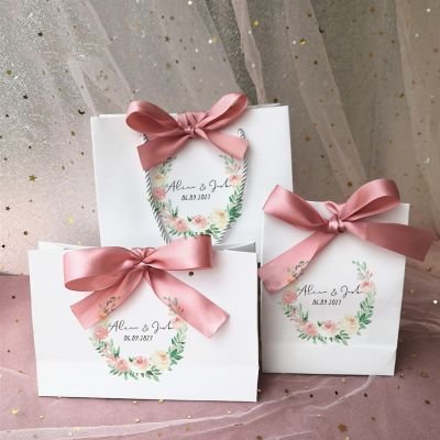 【YF】✉  Custom Bridesmaid name wedding decoration bags for birde shower party gifts bag personization weddding birthday