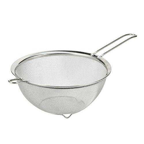 Strainer monkey with foot 21cm stainless steel at aqua HB4100 Lazada
