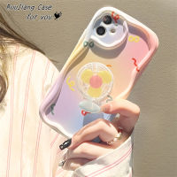 เคส RouJiang สำหรับ Samsung A34 A14 A04 A54 A04s A04E A24 A23 A13 A03 A30s A52 A52s A02s A03s เคสโทรศัพท์ซิลิโคน TPU แบบนิ่ม A12 A50s ไล่ระดับสีพัดลมหน้าร้อนคลื่นฝาครอบพร้อมตัวยึดป้องกัน