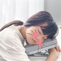 U-Shaped Desk Nap Pillow Newest Foldable Travel Pillow Desktop Face Cushion for Office School Prevent Hand Numb Anti Pressure