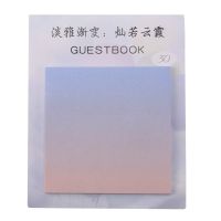 Creative Style Gradient Color Self Adhesive Memo Pad Sticky Notes Bookmark School Office Stationery Supply