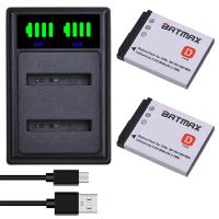 ZZOOI Batmax NP-FD1 NP-BD1 Camera Battery+LED Dual USB Charger For sony DSC T300 TX1 T900 T700 T500 T200 T77 T900 T90 T70 T2 G3 S930