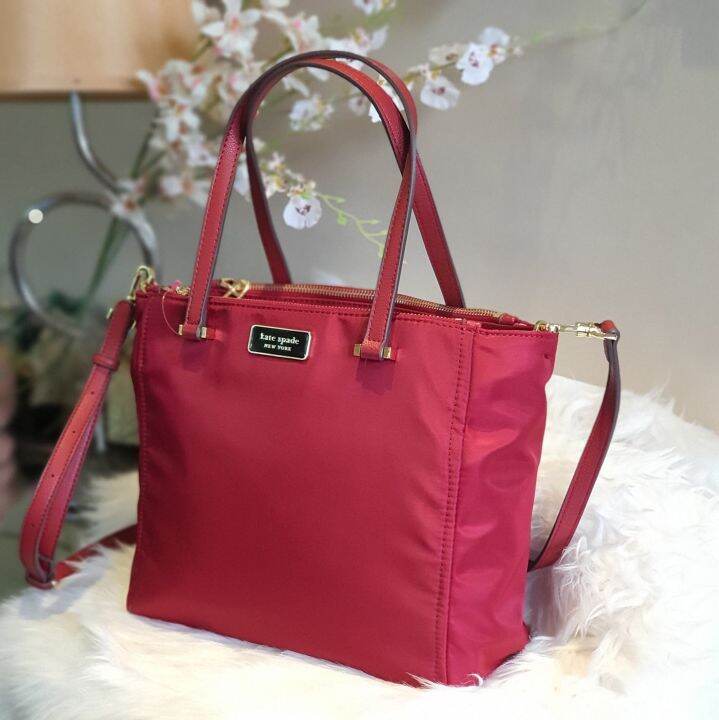 Original Kate Spade Tote Bag Classic Dawn Satchel Two Zip and Tab