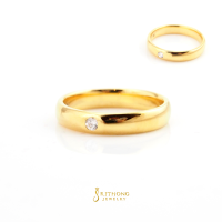 แหวนเกลี้ยงรอบนิ้ว ทองคำแท้ 9K เพชร SWAROVSKI น้ำ 100 สวยยิ่งกว่าเพชรแท้!! มีใบรับประกันสินค้า แหวนทองแท้ แหวนเพชรทองแท้ แหวนหมั้น แหวนชาย