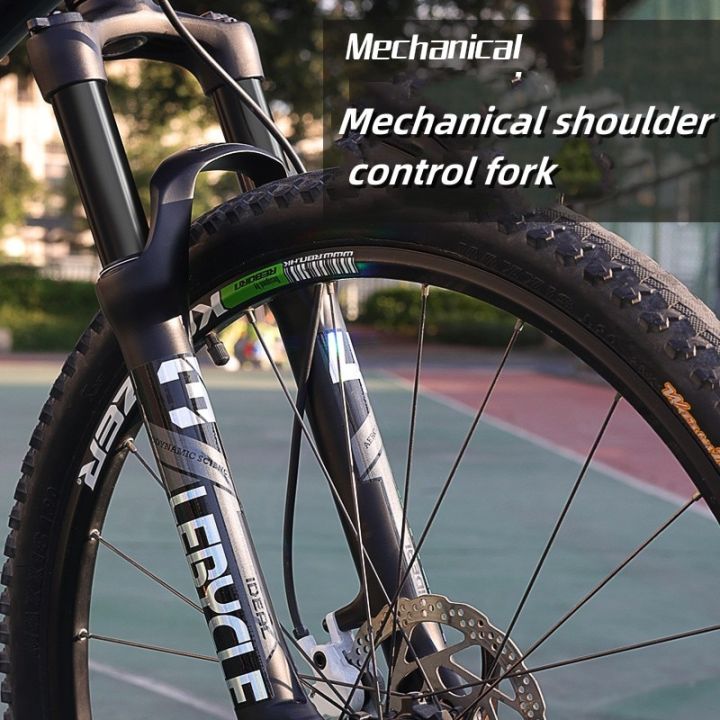 mtb-suspension-ตะเกียบโช๊คอัพจักรยานอากาศและน้ำมันสำหรับจักรยานเสือภูเขา-alloy100แมกนีเซียมขนาด5-29นิ้ว-ตะเกียบหน้ารถจักรยานภูเขาขนาด120มม