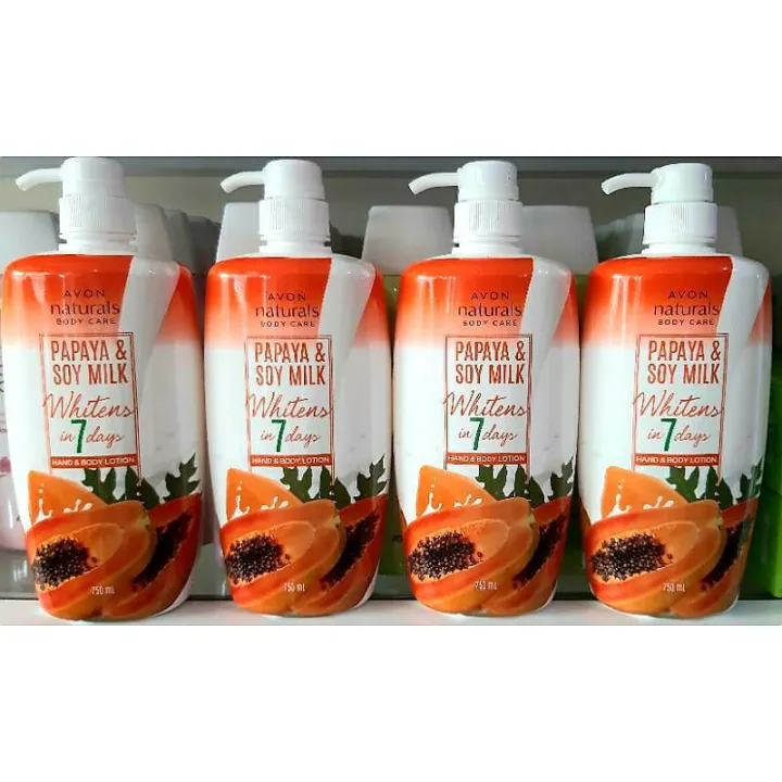 avon naturals body care hand and body whitening lotion 750ml Lazada PH