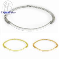 Finejewelthai-เลสข้อมือ-สร้อยแขนเงิน-สร้อยข้อมือเลส-สร้อยข้อมือ-TGD130_2