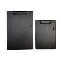 PU Leather A4 A5 File Paper Clip Board Writting Pad Folder Document Holder with Pen Clip W3JD