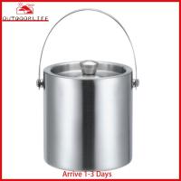 [Arrive 1-3 Days]Stainless Steel Insulated Chilling Ice Bucket Wine Beer Cooler Champagne Bucket