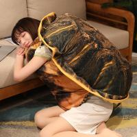 【YF】 Wearable simulation big turtle shell pillow removable and washable plush toy spoof gift doll props