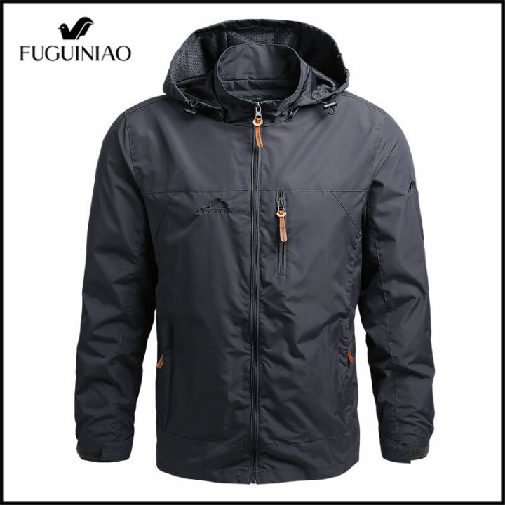 fuguiniao-คลุมด้วยผ้า-windproof-ภูเขากลางแจ้งตั้งแคมป์แจ็คเก็ตแฟชั่นปีนหน้าผาระบายอากาศ