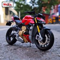 Maisto 1:18 DUCATI โมเดลรถมอเตอร์ไซค์จำลองของเล่นอัลลอย V4S เปลือยกายของขวัญสำหรับเด็กมอเตอร์ไซค์โลหะหล่อ