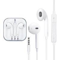 Dual Dynamic Circle Stereo Bass EarphonesIn-Ear 3.5MM Wired Earphones Metal Earpiece With MIC