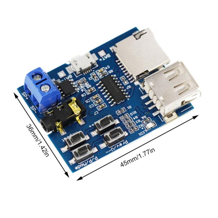 โมดูลเครื่องขยายเสียงเสียง-microusb-เทมเพลตเครื่องขยายเสียงเสียง3-7-5-5v-โมดูลเครื่องเล่นถอดรหัส-mp3