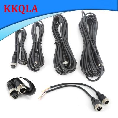 QKKQLA Shop 1/3/5M 4 Pin core male to female Aviation Extension Video connector power Cable for car Truck Bus Monitor Camera wire