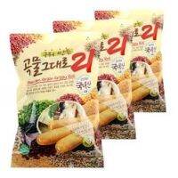 ?สินค้าขายดี? [C-Original 3pk=540g]ขนมเกาหลี GRAIN CRISPY ROLL 곡물그대로 ทำจากธัญพืช 21ชนิด สอดไส้ครีมชีสบรรจุ คริสปี้โรลเกาหลี 150G//180G