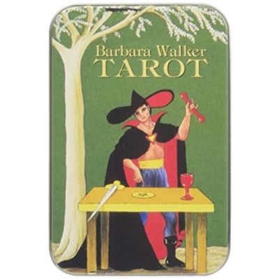 Shop Now! ร้านแนะนำ[ไพ่แท้-หายาก] Barbara Walker Tarot in a Tin ไพ่ทาโรต์ ไพ่ออราเคิล ไพ่ยิปซี ไพ่ทาโร่ tarot oracle deck card cards