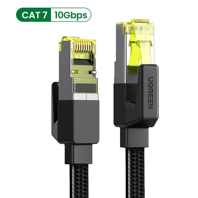 UGREEN CAT 8 Ethernet Cable 40Gbps 2000MHz CAT8 Networking Cotton Braided  Internet Lan Cord for Laptops PS 4 Router RJ45 Cable - AliExpress