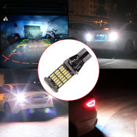 W16W Canbus 4014 45SMD LED รถย้อนกลับไฟสำรองไฟเลี้ยวหลอดไฟ